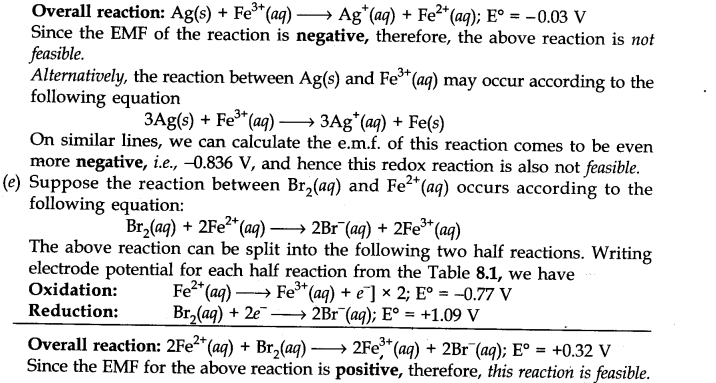 NCERT Solutions for 11th Class Chemistry: Chapter 8-Redox Reactions Que. 26