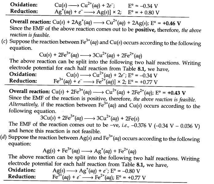 NCERT Solutions for 11th Class Chemistry: Chapter 8-Redox Reactions Que. 26