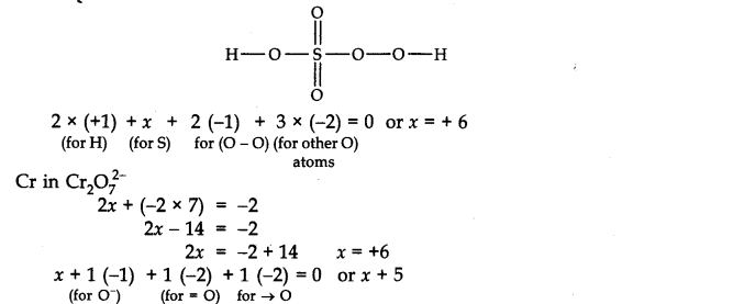 NCERT Solutions for 11th Class Chemistry: Chapter 8-Redox Reactions Que. 5