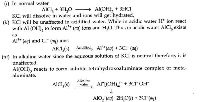 NCERT Solutions for 11th Class Chemistry: Chapter 9-Hydrogen Que. 34