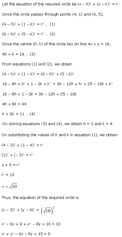 NCERT Solutions for 11th Class Maths: Chapter 11-Conic Sections Ex. 11. que. 10