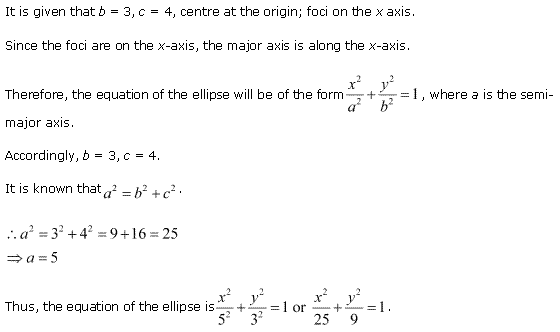 NCERT Solutions for 11th Class Maths: Chapter 11-Conic Sections Ex. 11. 3 que. 18