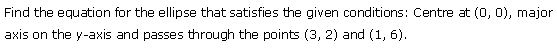NCERT Solutions for 11th Class Maths: Chapter 11-Conic Sections Ex. 11. 3 que. 19