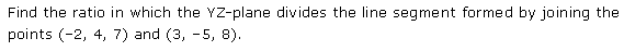 NCERT Solutions for 11th Class Maths: Chapter 12-Introduction to three Dimensional Geometry Ex. 12.3 Que. 3