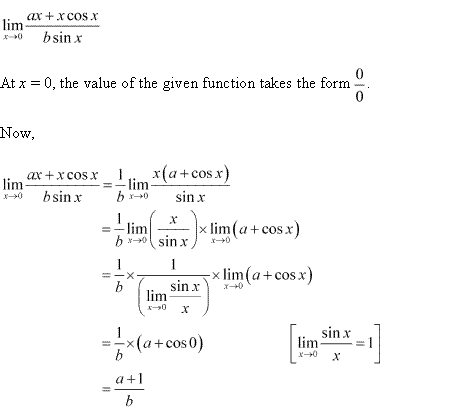 NCERT Solutions for 11th Class Maths: Chapter 13-Limits and Derivatives Ex.13.1 Que. 18
