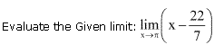 NCERT Solutions for 11th Class Maths: Chapter 13-Limits and Derivatives Ex.13.1 Que. 2