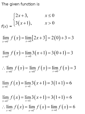 NCERT Solutions for 11th Class Maths: Chapter 13-Limits and Derivatives Ex.13.1 Que. 23