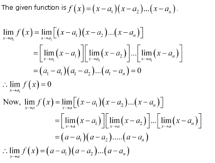 NCERT Solutions for 11th Class Maths: Chapter 13-Limits and Derivatives Ex.13.1 Que. 29