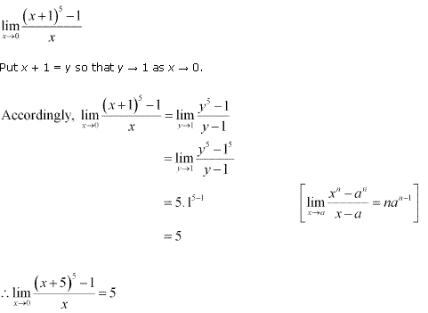 NCERT Solutions for 11th Class Maths: Chapter 13-Limits and Derivatives Ex.13.1 Que. 6
