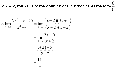 NCERT Solutions for 11th Class Maths: Chapter 13-Limits and Derivatives Ex.13.1 Que. 7
