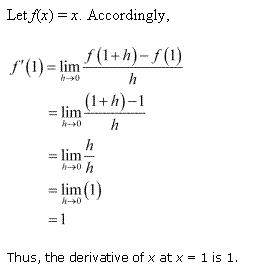 NCERT Solutions for 11th Class Maths: Chapter 13-Limits and Derivatives Ex.13.2 Que. 3