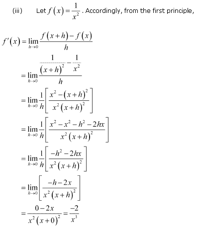 NCERT Solutions for 11th Class Maths: Chapter 13-Limits and Derivatives Ex.13.2 Que. 4