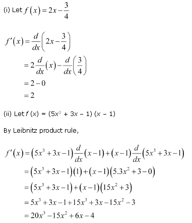 NCERT Solutions for 11th Class Maths: Chapter 13-Limits and Derivatives Ex.13.2 Que. 9