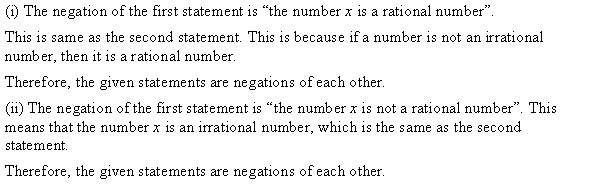 NCERT Solutions for 11th Class Maths: Chapter 14-Mathematical Reasoning Ex. 14.2 Que. 2