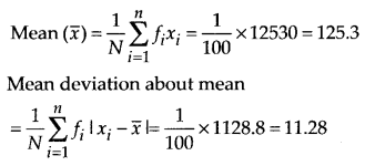 NCERT Solutions for 11th Class Maths: Chapter 15-Statistics Ex. 15.1 Que. 10