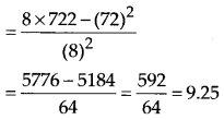 NCERT Solutions for 11th Class Maths: Chapter 15-Statistics Ex. 15.2  Que. 1