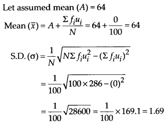 NCERT Solutions for 11th Class Maths: Chapter 15-Statistics Ex. 15.2  Que. 6