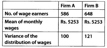 NCERT Solutions for 11th Class Maths: Chapter 15-Statistics Ex. 15.3  Que. 3