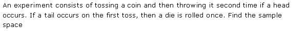 NCERT Solutions for 11th Class Maths: Chapter 16-Probability Ex. 16.1 Que. 10