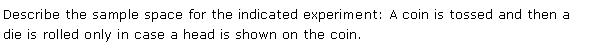 NCERT Solutions for 11th Class Maths: Chapter 16-Probability Ex. 16.1 Que. 5