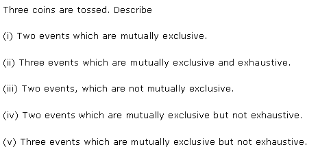 NCERT Solutions for 11th Class Maths: Chapter 16-Probability Ex. 16.2 Que. 5