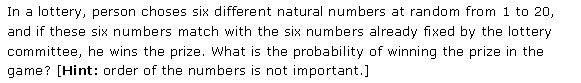NCERT Solutions for 11th Class Maths: Chapter 16-Probability Ex. 16.3 Que. 11