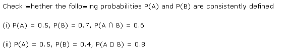 NCERT Solutions for 11th Class Maths: Chapter 16-Probability Ex. 16.3 Que. 12