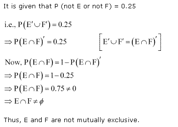 NCERT Solutions for 11th Class Maths: Chapter 16-Probability Ex. 16.3 Que. 16