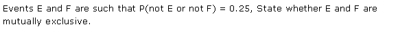 NCERT Solutions for 11th Class Maths: Chapter 16-Probability Ex. 16.3 Que. 16