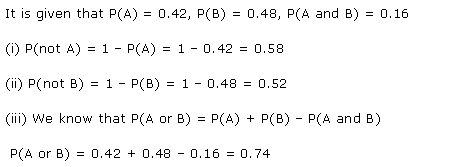 NCERT Solutions for 11th Class Maths: Chapter 16-Probability Ex. 16.3 Que. 17