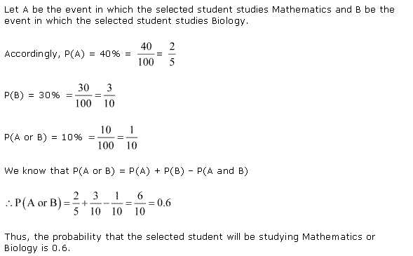 NCERT Solutions for 11th Class Maths: Chapter 16-Probability Ex. 16.3 Que. 18