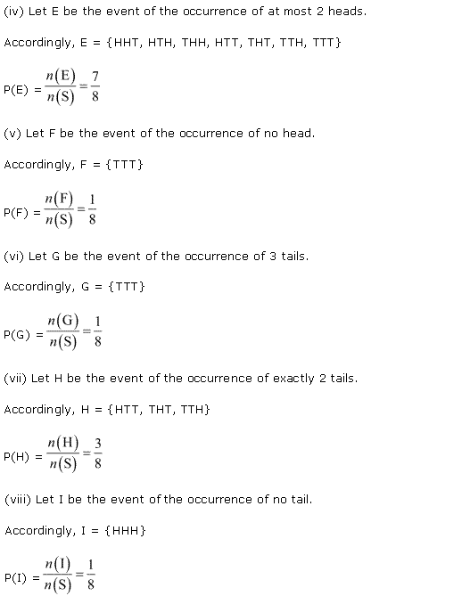 NCERT Solutions for 11th Class Maths: Chapter 16-Probability Ex. 16.3 Que. 8