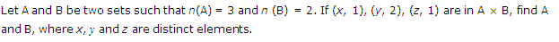 NCERT Solutions for 11th Class Maths: Chapter 2-Relations and Functions Ex. 2.1 Que. 9