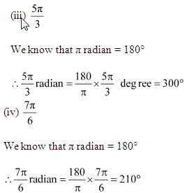 NCERT Solutions for 11th Class Maths: Chapter 3-Trigonometric Functions Ex. 3.1 Que. 2