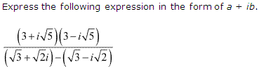 NCERT Solutions for 11th Class Maths: Chapter 5-Complex Numbers and Quadratic Equations Ex.5.1 que. 14