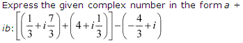 NCERT Solutions for 11th Class Maths: Chapter 5-Complex Numbers and Quadratic Equations Ex.5.1 que. 7