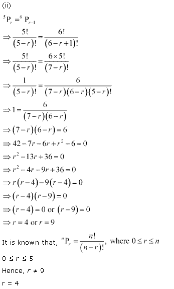 NCERT Solutions for 11th Class Maths: Chapter 7-Permutation and Combinations Ex. 7.3 Que. 7