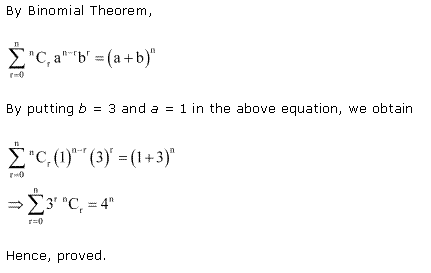NCERT Solutions for 11th Class Maths: Chapter 8-Binomial Theorem Ex. Que. 14