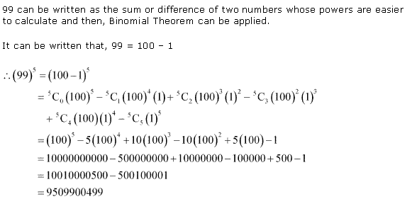 NCERT Solutions for 11th Class Maths: Chapter 8-Binomial Theorem Ex. Que. 9
