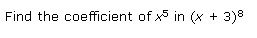 NCERT Solutions for 11th Class Maths: Chapter 8-Binomial Theorem Ex. 8.2 Que. 1