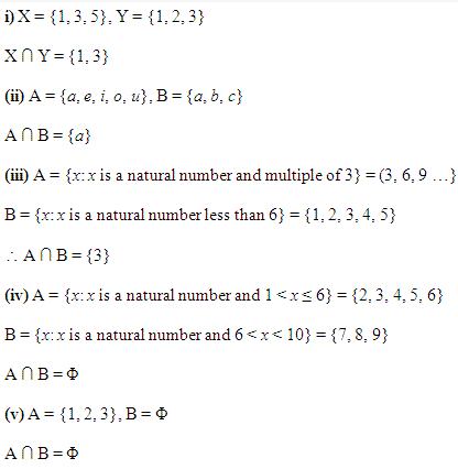 NCERT Solutions for 11th Class Maths: Chapter 1-Sets Ex.1.4 Que. 5