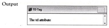 NCERT Solutions for 10th Class Foundation of Information Technology – Working with Tables in HTML