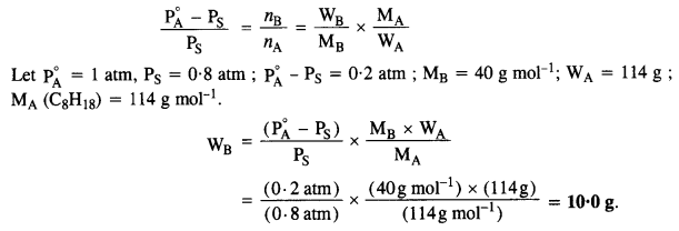 NCERT Solutions for 12th Class Chemistry: Chapter 2-Solutions Ex.2.17