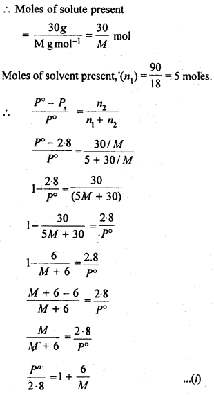 NCERT Solutions for 12th Class Chemistry: Chapter 2-Solutions Ex.2.18