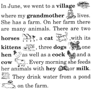 NCERT Solutions for English (Poem): Chapter 6-Zoo Manners
Let’s Write A visit to my village
Question 1