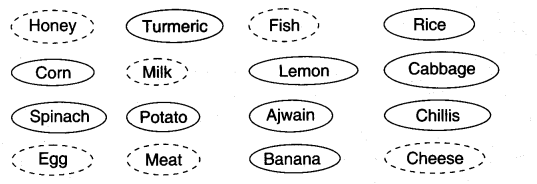 NCERT Solutions for 3rd Class Environmental Studies: Chapter 14-The Story of Food Que. 1