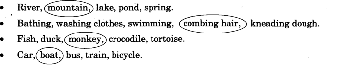 NCERT Solutions for 3rd Class Environmental Studies: Chapter 3-Water O’ Water Que. 3