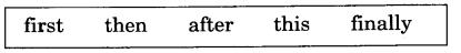 NCERT Solutions for 3rd Class English: Chapter 5-The Yellow Butterfly Que. Let’s Write
 (1)