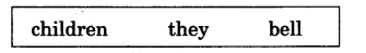 NCERT Solutions for 3rd Class English: Chapter 8-My Silly Sister  
Word Building
(3)