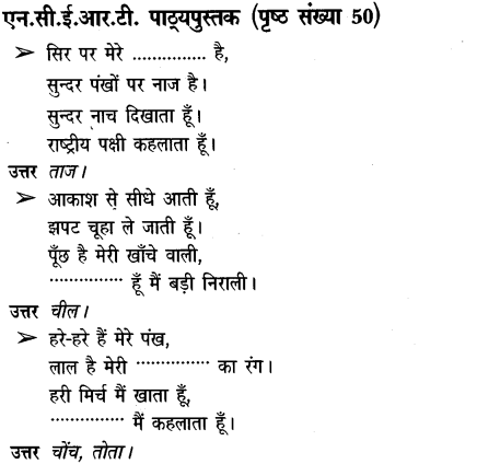NCERT Solutions for Class 3rd Environmental Science –(पर्यावरण अध्ययन): Chapter 8-पंख फैलाए उड़ते जाएं